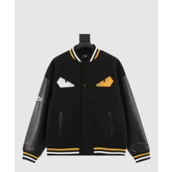 로고 프린트 코트