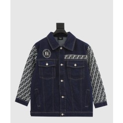 로고 프린트 코트