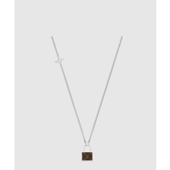 락 펜던트 네크리스 실버 M00525