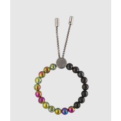 멀티컬러 레인보우 펄 모노그램 팔찌 M68247