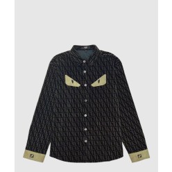 로고 프린트 코트