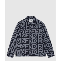 로고 프린트 코트