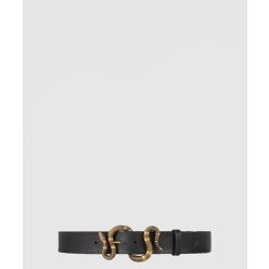 스네이크 버클 가죽 벨트 458935