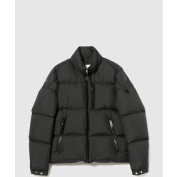 로고 쇼트 패딩