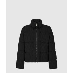 로고 쇼트 패딩