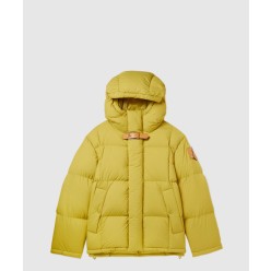 로고 쇼트 패딩