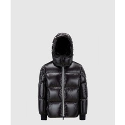 로고 쇼트 패딩