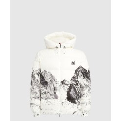 로고 쇼트 패딩