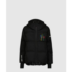 로고 쇼트 코트