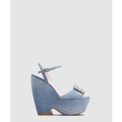 플라워 스트라스 샌들 슬리퍼 7033