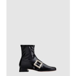 트레 비비에 스트래치 애나멜 앵클 부츠 5403