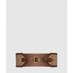 GG 슈프림 캔버스 와이드 벨트 678695