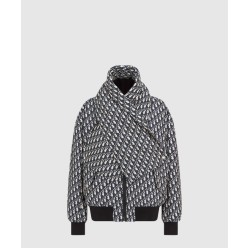 로고 쇼트 패딩