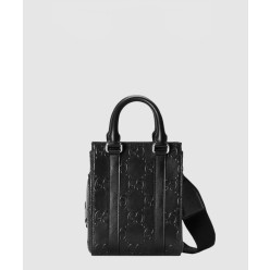 GG 엠보스 미니 토트백 696010