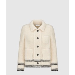 로고 긴팔 코트