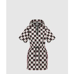 로고 프린트 원피스