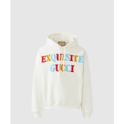 로고 후드 긴팔