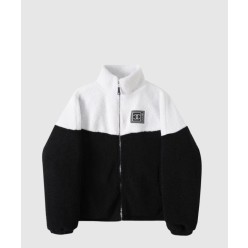 로고 쇼트 코트