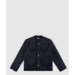 로고 쇼트 코트