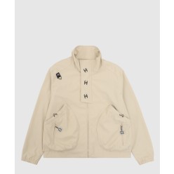 로고 쇼트 코트