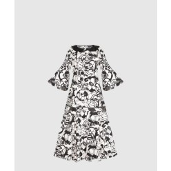 플라워 프린트 원피스