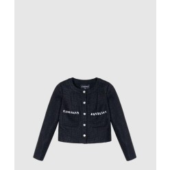 로고 쇼트 코트