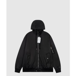 로고 쇼트 코트