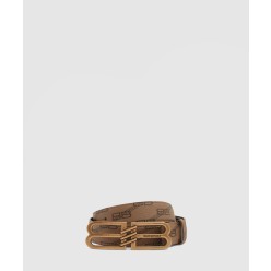 BB 시그니처 코팅 캔버스 벨트 703098