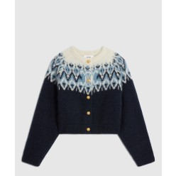 니트 카디건 코트