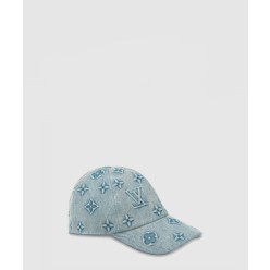 모노그램 워싱 데님 베이스볼 캡 M7156M