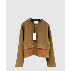 로고 쇼트 코트