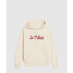 로고 후드 긴팔