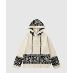 로고 후드 긴팔