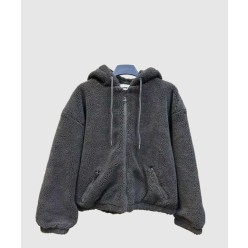 로고 쇼트 코트