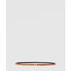 매끄러운 송아지 가죽 벨트