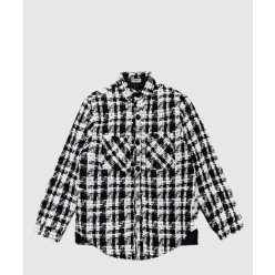 로고 쇼트 코트