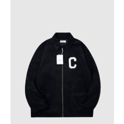 로고 쇼트 코트