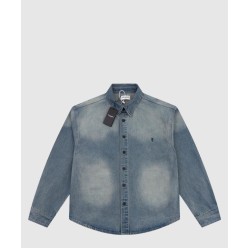 로고 데님 재킷