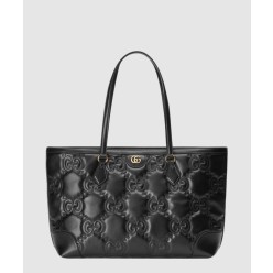 GG 마틀라세 레더 미디엄 토트백 631685