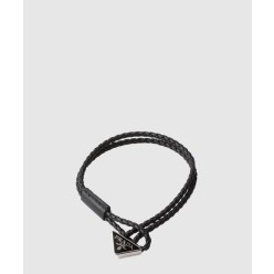 브레이디드 나파 가죽 브레이슬릿 2IB288