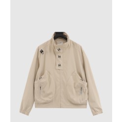 로고 쇼트 코트