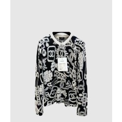 로고 쇼트 면 톱