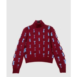 로고 쇼트 면 톱