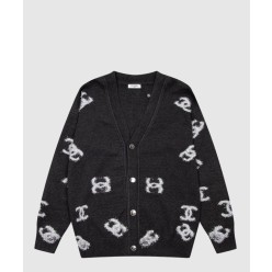 니트 카디건 코트