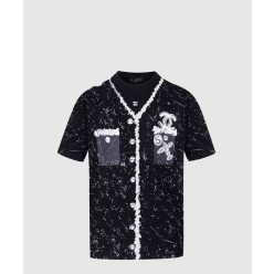 로고 쇼트 코트