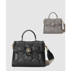 GG 마틀라세 레더 핸드백 736877