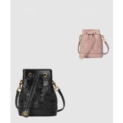 GG 마틀라세 레더 버킷백 728231