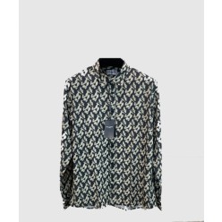 로고 프린트 긴팔