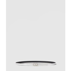 브이로고 시그니처 미러 이펙트 송아지 가죽 벨트