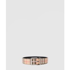 빈티지 체크 벨트 80241841